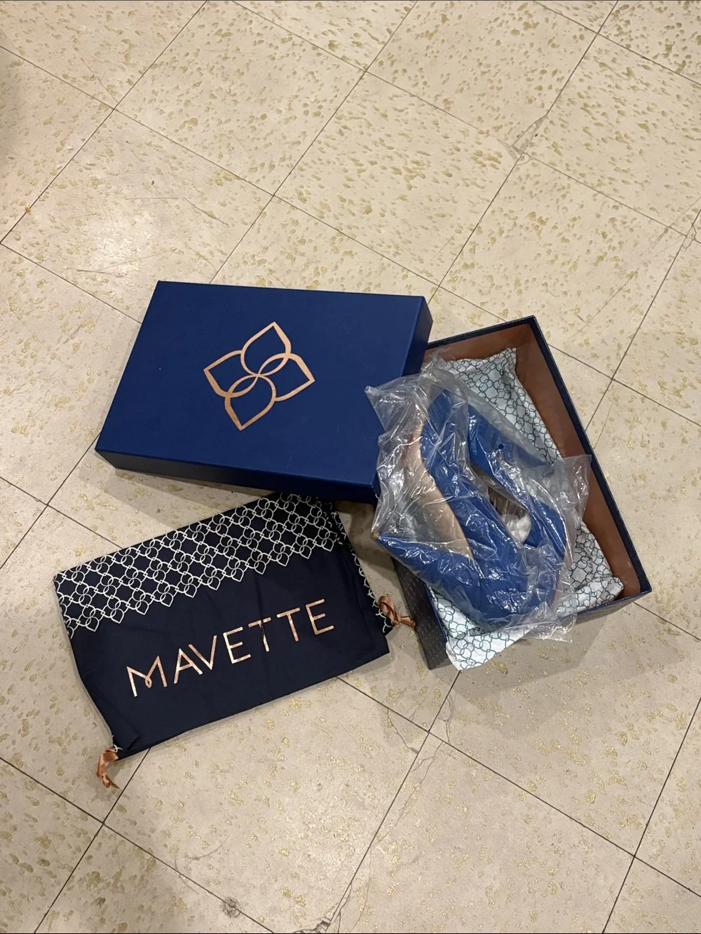 Mavette Madonna Pump Blue Suede EU 39